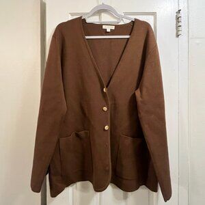 J. Crew Brown Cardigan